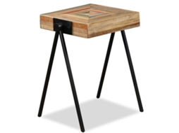 Side Table, Side Tables Vidaxl Multicolor Madeira (n/a)