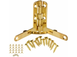 Dobradiça De Suporte Ângulo 90° Alomejor Spring Vintage Para Caixa Joias E Vinhos, 20 Peças, Tampa De Ferro Bronze Para