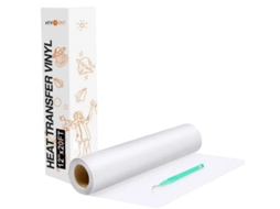 Vinil De Transferência Térmica, Corte Fácil, Adesão Durável, Branco