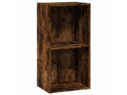 Bookcase, Bookcases Vidaxl Marrom Madeira Processada (n/a)