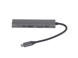Dock Station Tipo-c 5 Em 1 Transmissor Carregamento 60wpd Transmissão De Dados