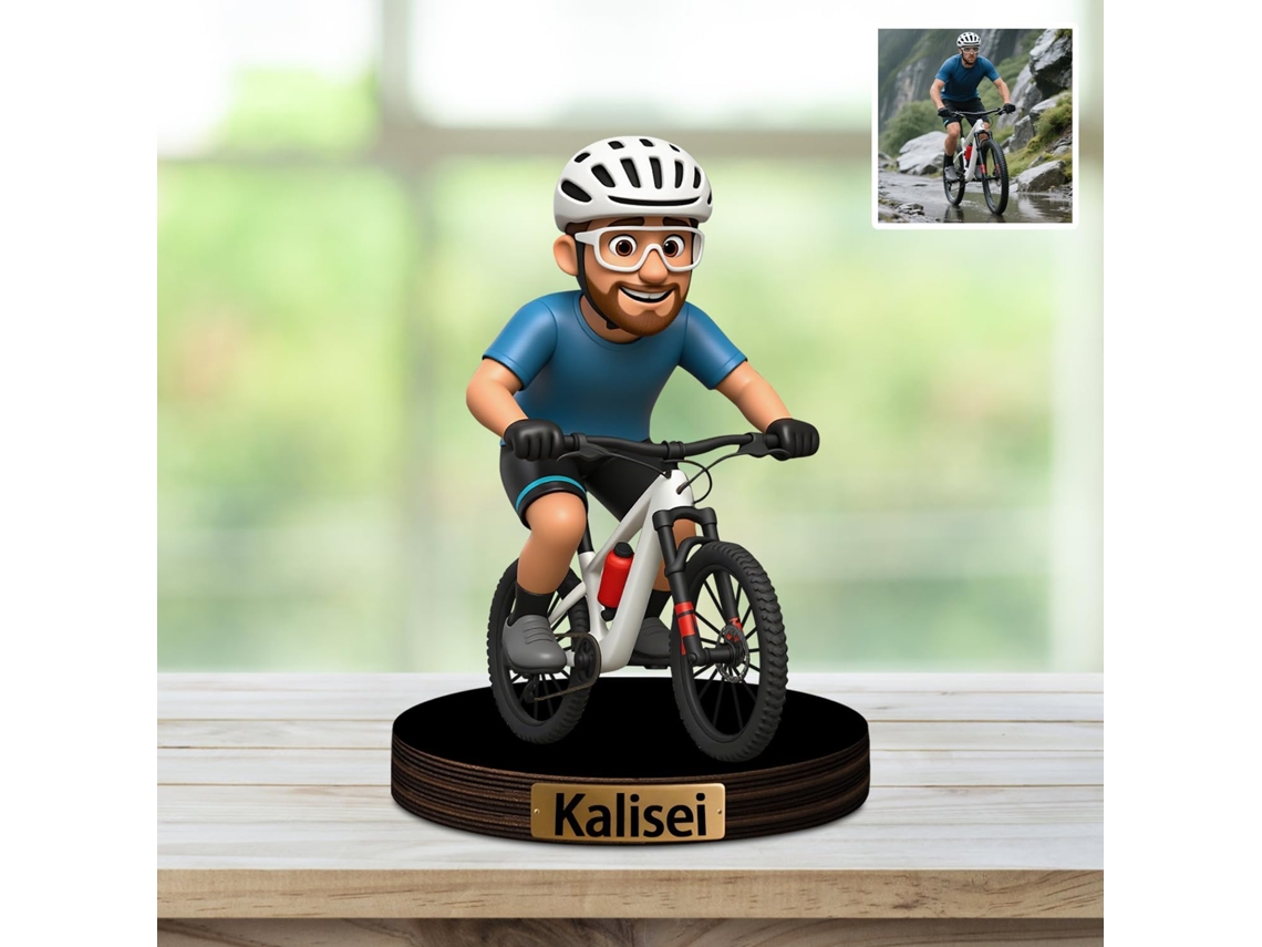 Estatueta De Peixe Personalizada Em Acrílico - Decoração De Escritório - Efeito Fotográfico 3d - Escultura De