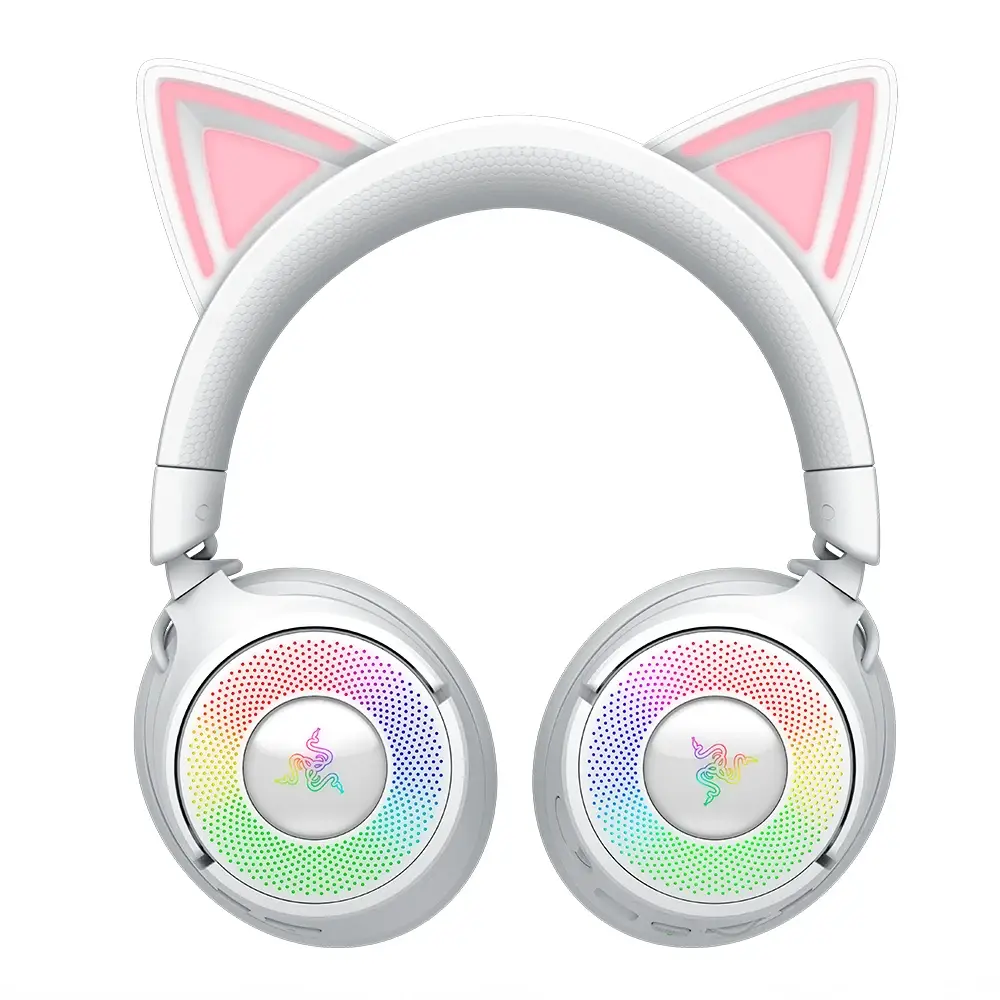 Headset Gaming Razer Kraken Kitty V3 Pro (Branco)