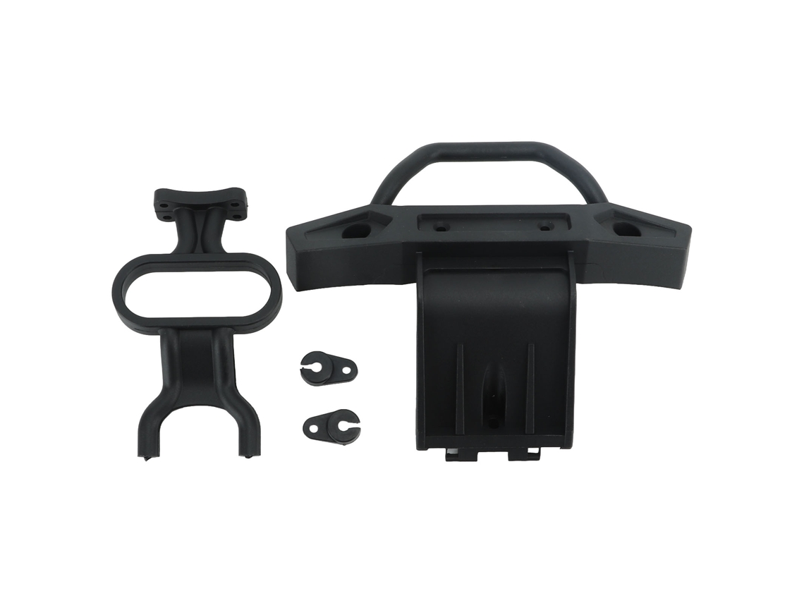 Parachoque Dianteiro Rc Para Zd Racing 9116 Mt8 08427 1/8 De Plástico Preto 140mm Anti-colisão Com Amortecimento Forte