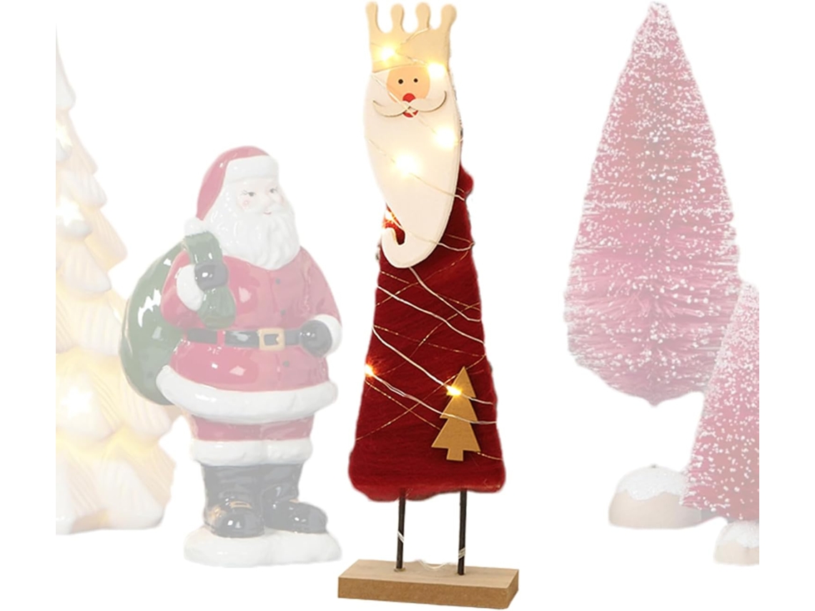 Decorações Artesanais De Inverno, Árvore De Rena Em Feltro De Madeira | Base Artesanal Para Estatueta