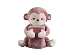Laxiscreed Dousha Monkey Caixa De Lenços E Lixeira 2 Em 1 Para Carro
