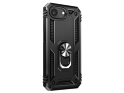 Capa Iphone 16e Híbrida Anel Suporte Magnético Preto Avizar