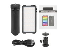2026 luz de Vídeo Rgb Led Mfl‑02 5w 3000k‑6500k Cri 95+ para Streaming Ao Vivo