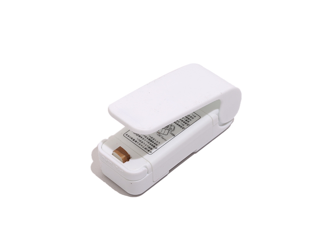 Seladora Termoplástica Para Sacos De Alimentos, Ideal Para Embalar E Selar Alimentos, Seladora Plástica Doméstica Para Lanches, Branca.