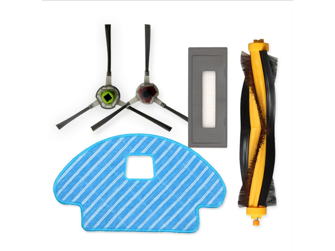 Conjunto principal da almofada do esfregão das escovas laterais do filtro da escova para ecovacs Dg3G-Kta deebot ozmo 930 filtro principal da escova