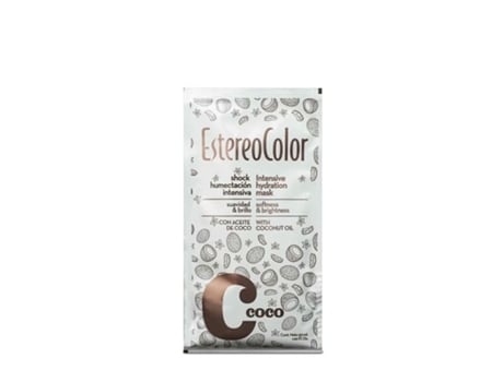 Máscara Shock Coco Hidratação E Brilho 50ml Estereocolor