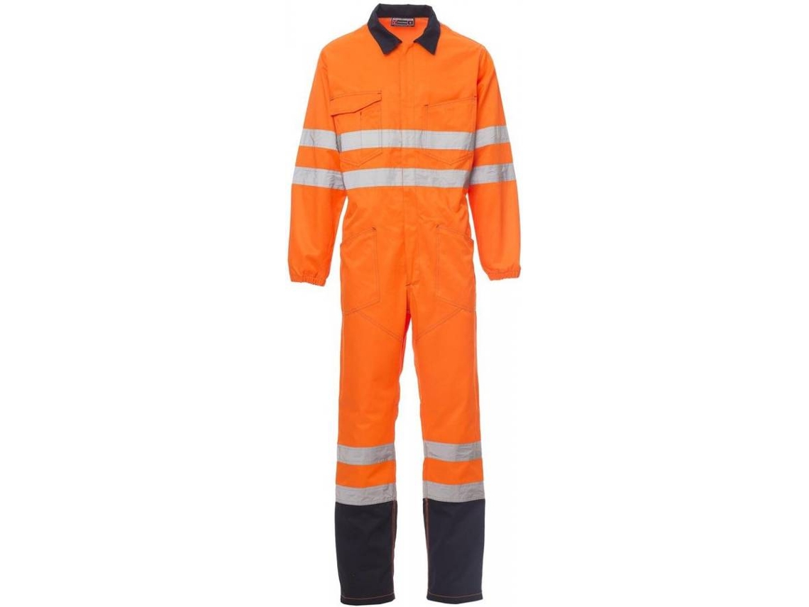 Macacão Refletor PAYPER WEAR Laranja e Azul (M)