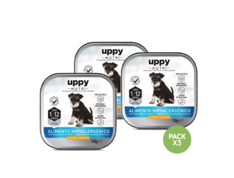 Comida Úmida Para Cães Juniores Raças Pequenas Frango Terrina Uppy Nutri