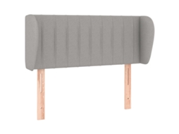 Headboard, Headboards Vidaxl Cinzeto Tecido (93 X 23 X 78/88 Cm)