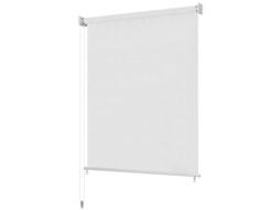 Vidaxl Estore De Rolo Para Exterior 205 (l) X 140 (a) Cm Branco
