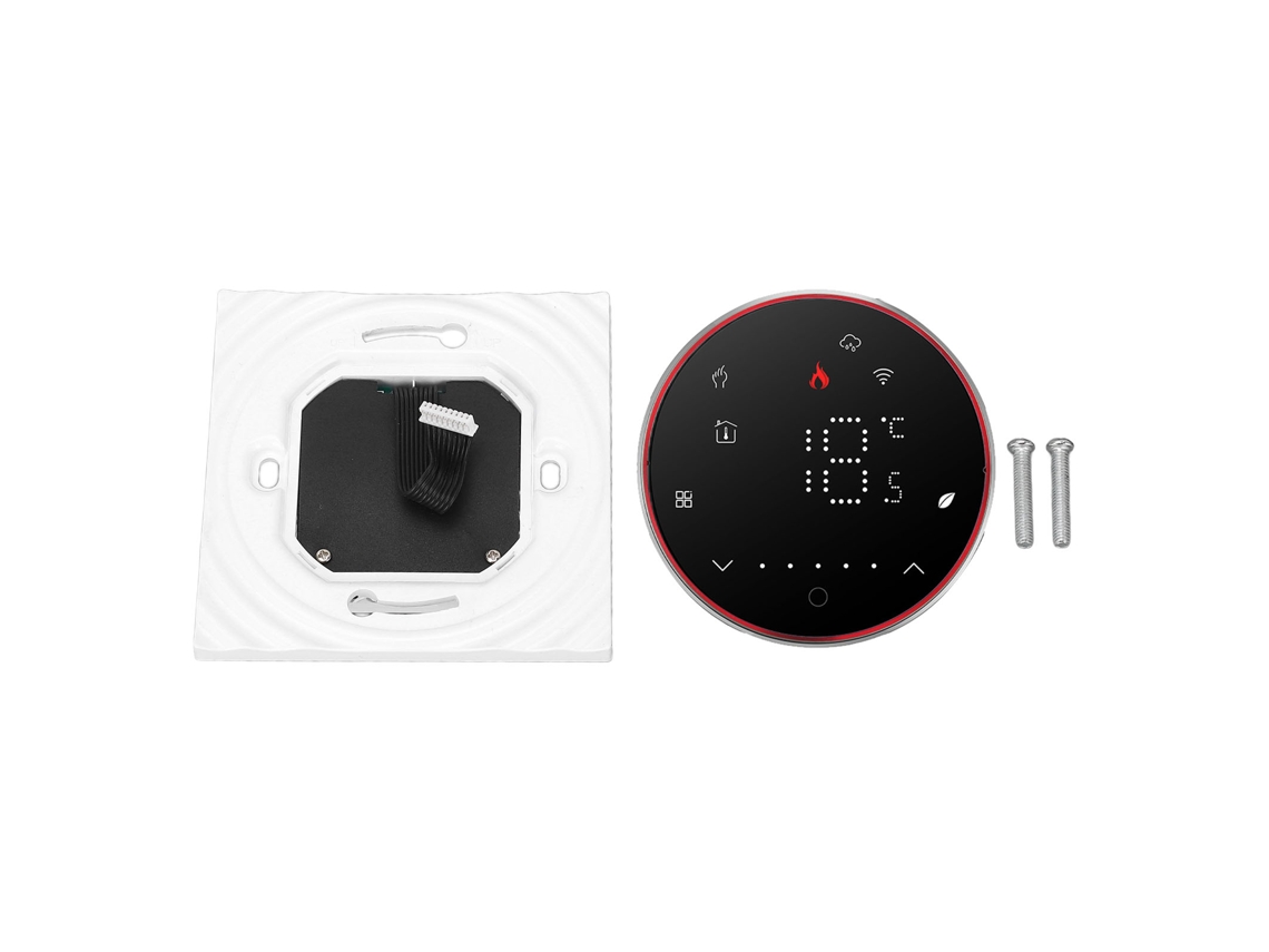 Termostato Wi-fi com Display LCD para Aquecimento de Piso 95 240v 5a Preto