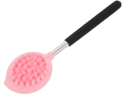 Lurelia Acessório De Duche Com Escova De Silicone Para Banho, Cabo Longo, Dupla Face E Massagem Suave, Uso Diário Suave