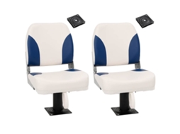 Vidaxl Assentos De Barco 2 Pcs Com Pedestal Rotativo A 360°
