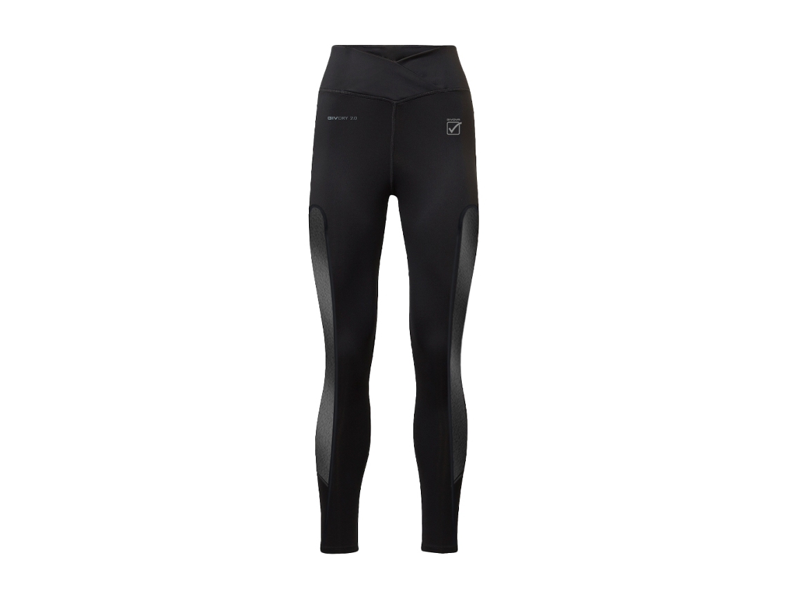 Leggings ecológicas femininas Givova, tamanho L, para maior conforto e estilo