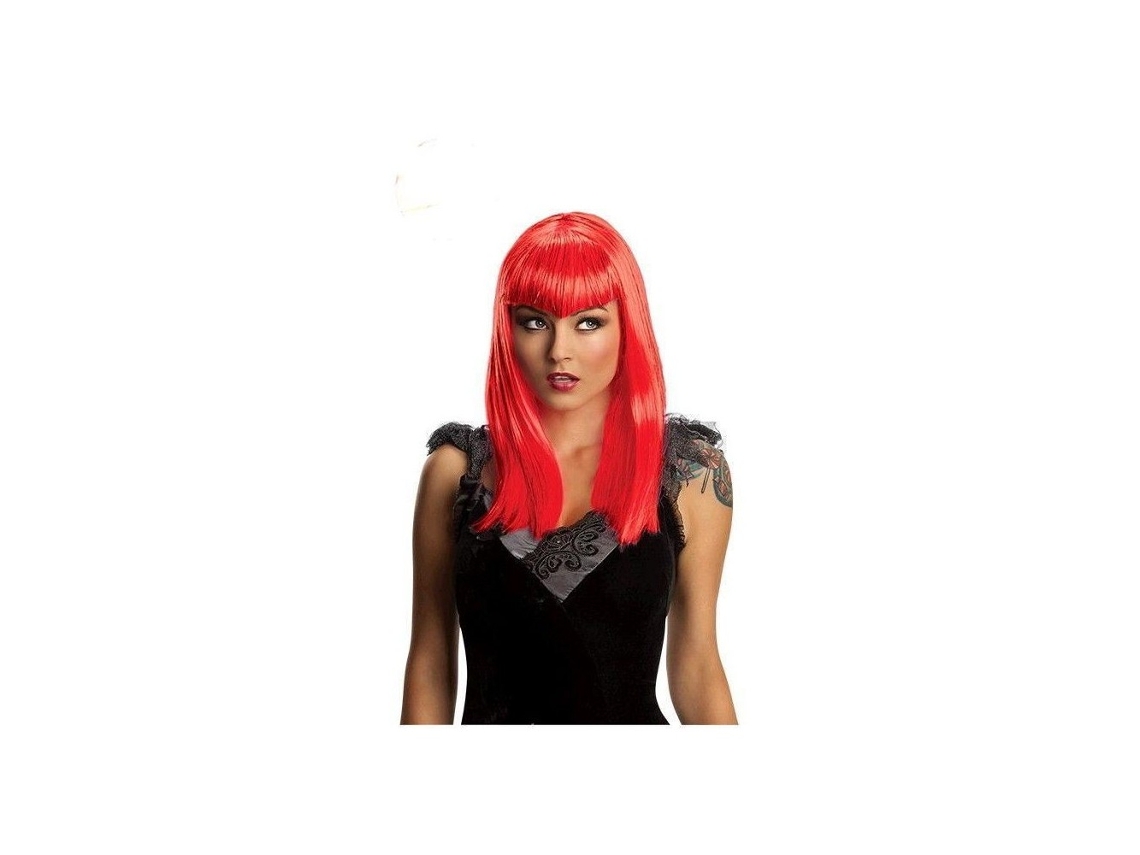 Peruca GENERICO Peluca Vampiresa Traviesa Roja