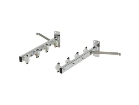 Tendedero de pared 4 poleas metalizado juego