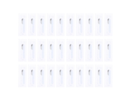 50 Lâminas De Agulha Para Sobrancelha Semipermanente Microblading 0.35mm 2 Fileiras 15pinos