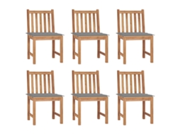 Garden Chair, Garden Chairs Vidaxl Cinzeto Madeira (n/a)