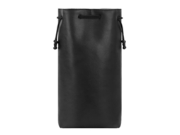 2026 bolsa Colgante de Almacenamiento Pu para Secador de Pelo Y Plancha de Rizado, Impermeable, Gran Capacidad, Portátil, Negra