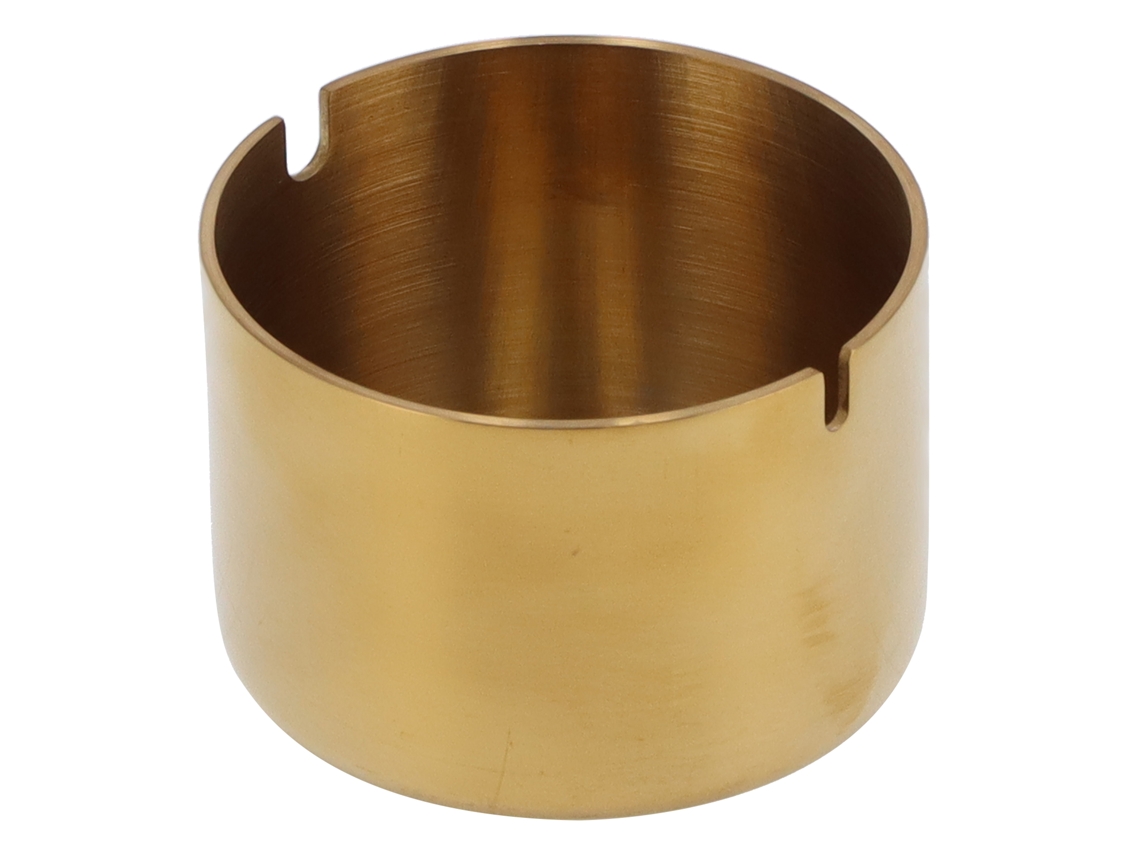 Cinzeiro de metal, durável, redondo, para casa, escritório, hotel, 230g | S/MARCA