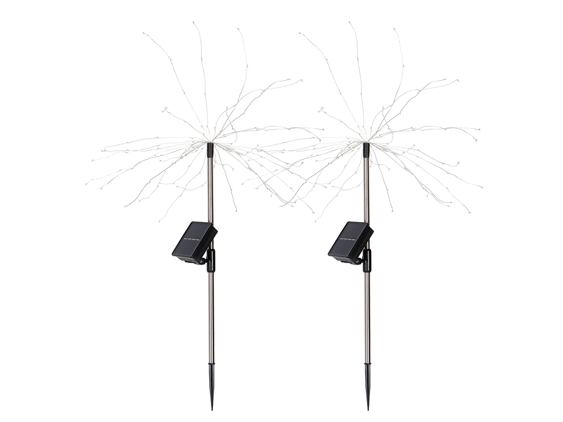 Luzes Solares Jardim Decorativas 2 Peças LAXISCREED