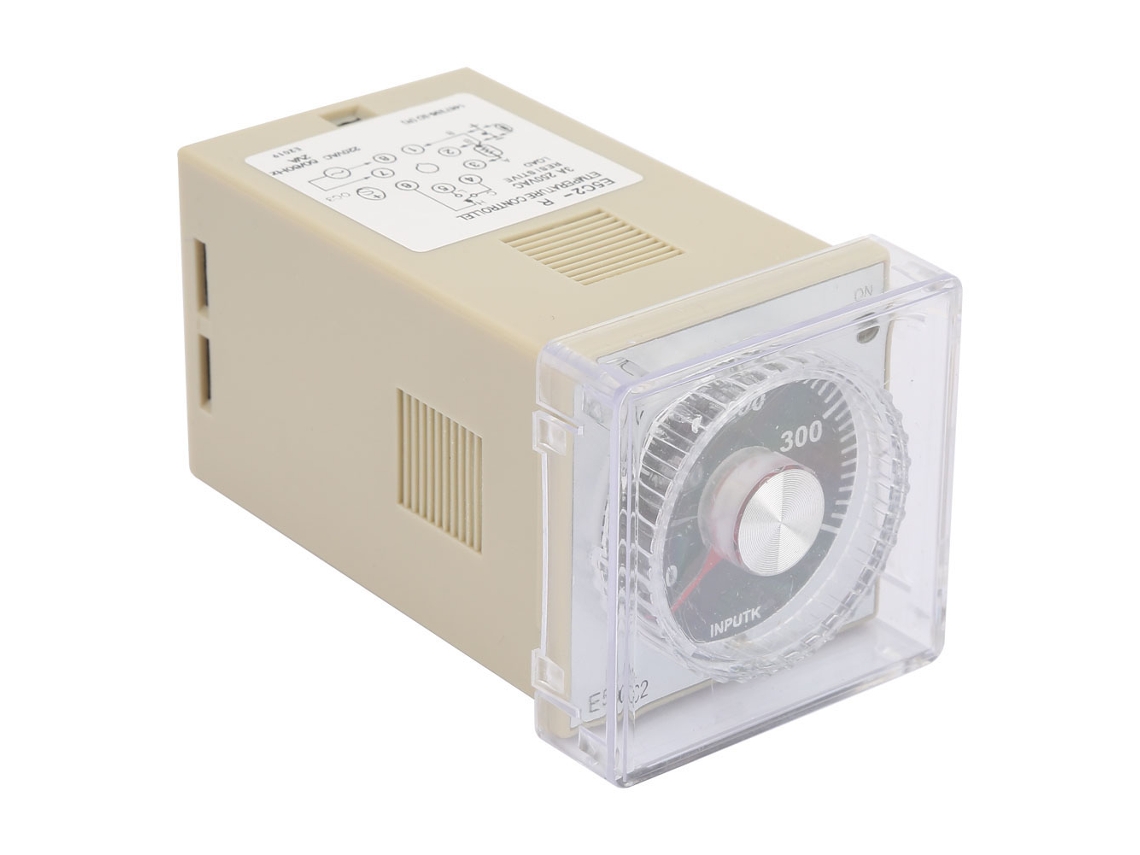 Controlador de Temperatura Digital Type K 0 400℃ 220vac