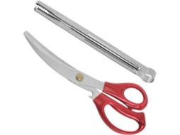 Conjunto De 2 Pinças Multifuncionais Antiderrapantes Em Aço Inoxidável Para Churrasco E Jantares Casa, Acessórios
