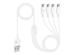Cabo Usb De Carregamento E Dados, 4 Em 1, Para Dispositivos Eletrônico