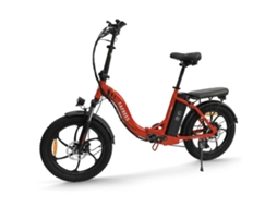 Bicicleta Elétrica FAFREES F20 Dobrável Vermelho