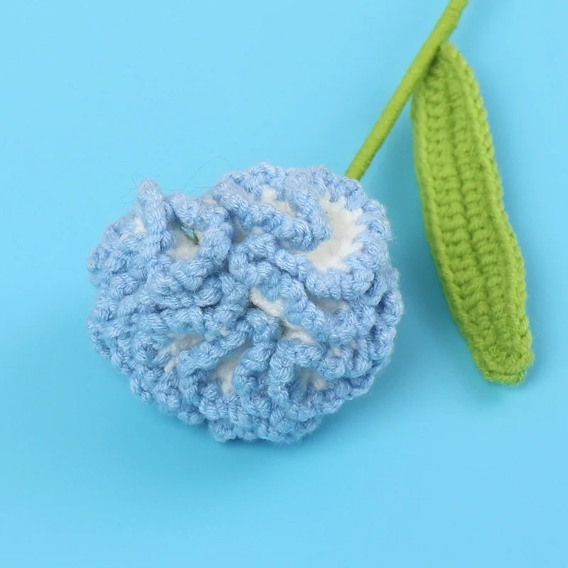 Buquês De Crochê, Flores Artificiais Trançadas À Mão, Buquês De Tricô, Presentes
