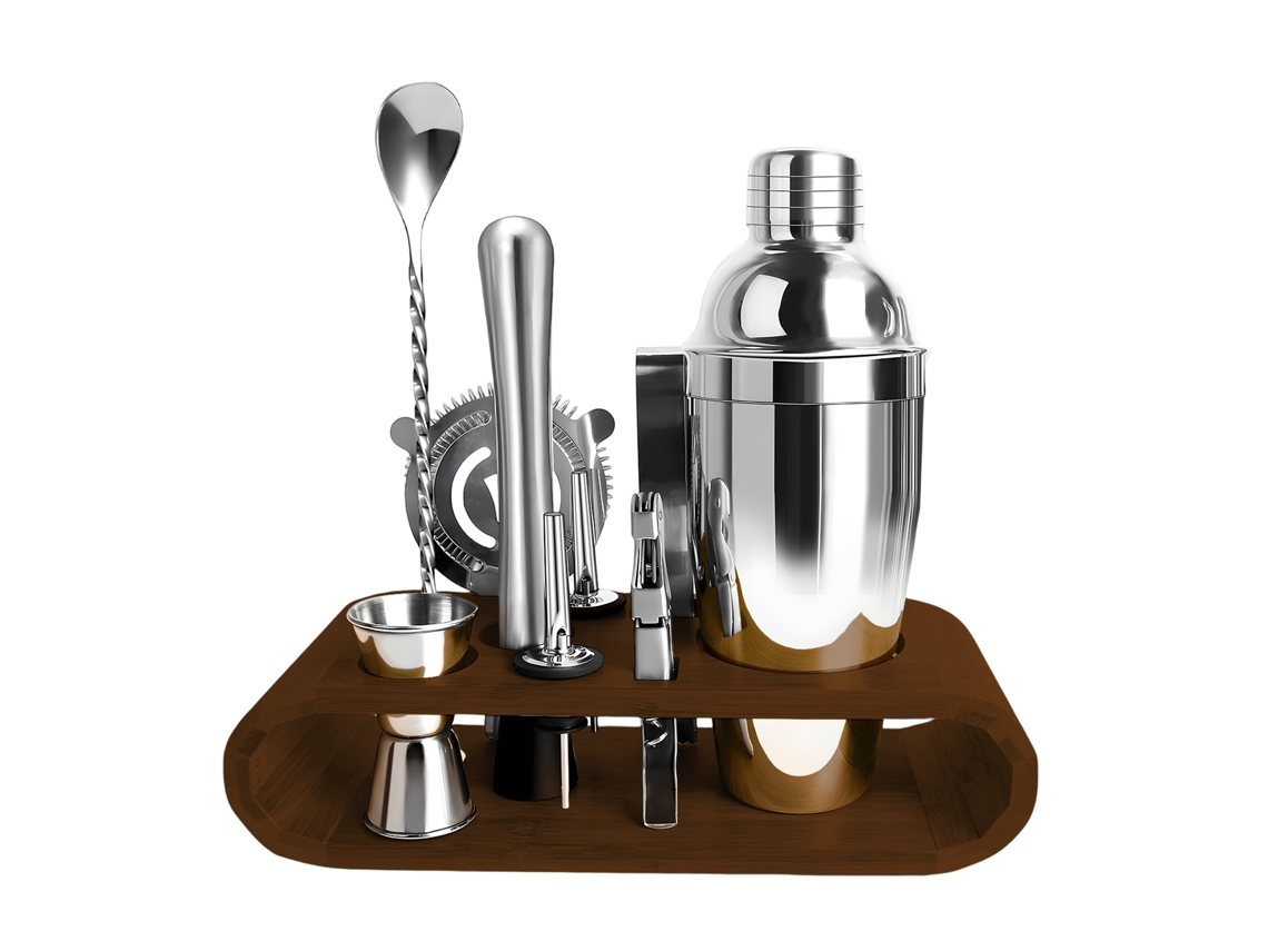 Kit Barman O Conjunto Perfeito Com Coqueteleira De 750ml Para A Melhor Experiência De Bar Presente Divertido Digitallab