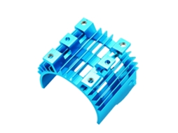 Dissipador de Calor do Motor Azul Atualizado para Peças de Automóvel Rc Wltoys 144001 MDUG
