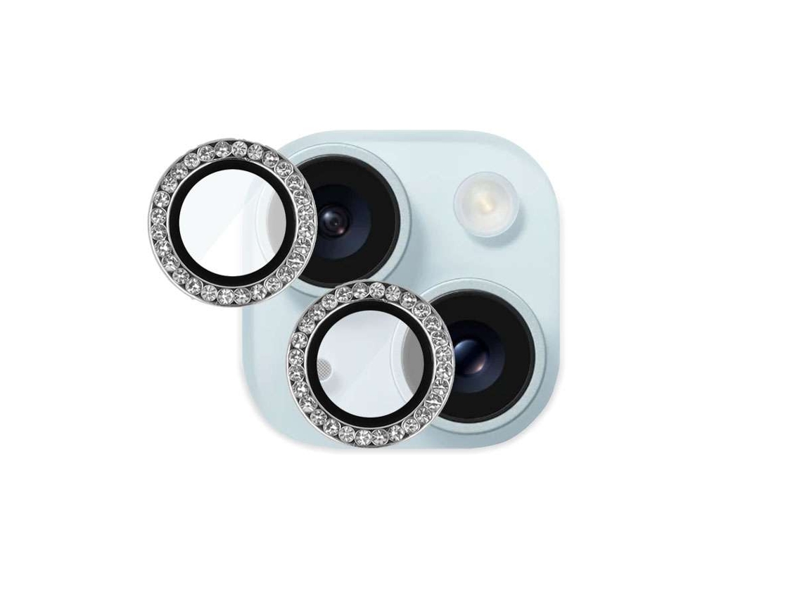 Protetor de Lente Brilho Plata para Iphone 15 LA CASA DE LAS CARCASAS