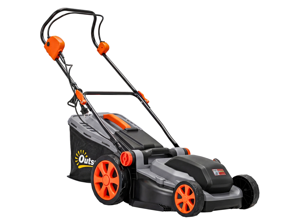 Corta-relva Elétrico 1800w Com Função Mulching 40cm Cinza Claro