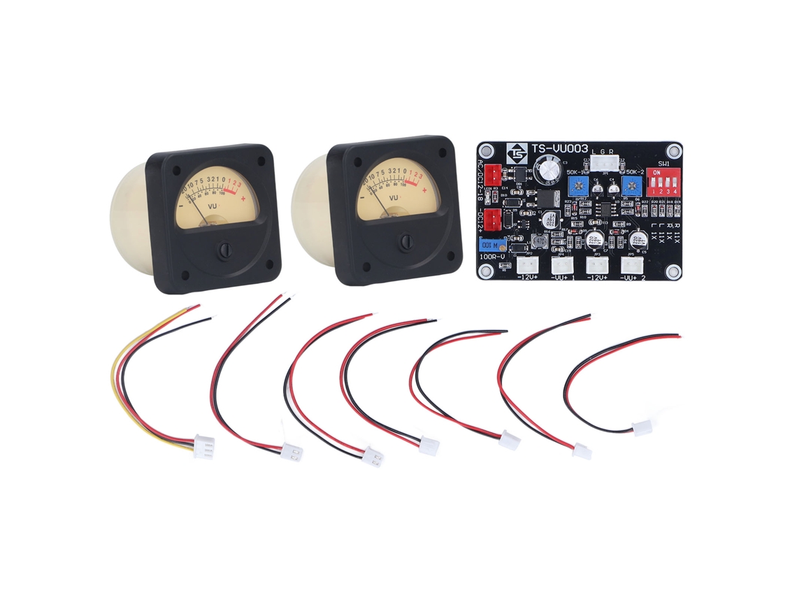 Cabeçalho De Medidor Vu (com Retroiluminação Amarela, Alta Precisão, Equipado Com Placa De Driver)