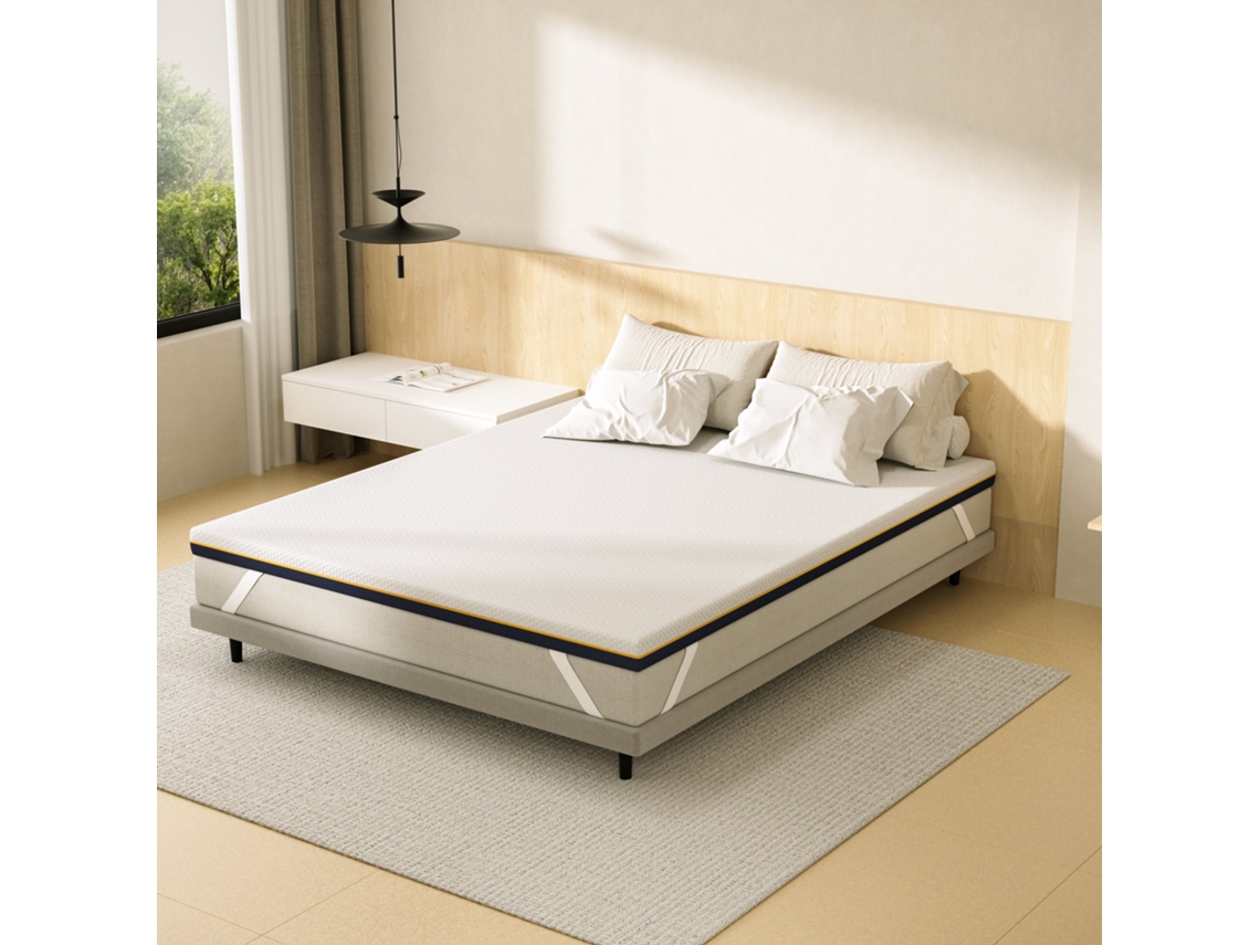 Colchão De 7,5 Cm De Espessura, 90 X 190 Cm, Viscoelástico, Lavável