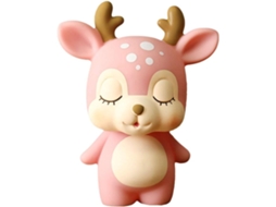 Cofrinho Em Forma De Veado, Cofrinho Infantil, Cofrinho De Mesa Aquaforge (rosa)