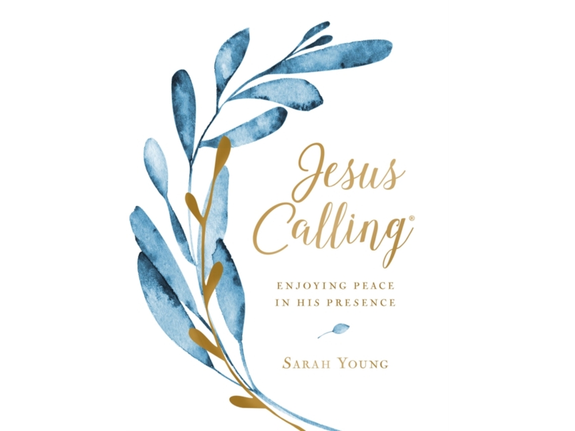 Livro Jesus Calling, Large Text Cloth Botanical, with Full Scriptures de Sarah Young (Inglês - Capa Dura)