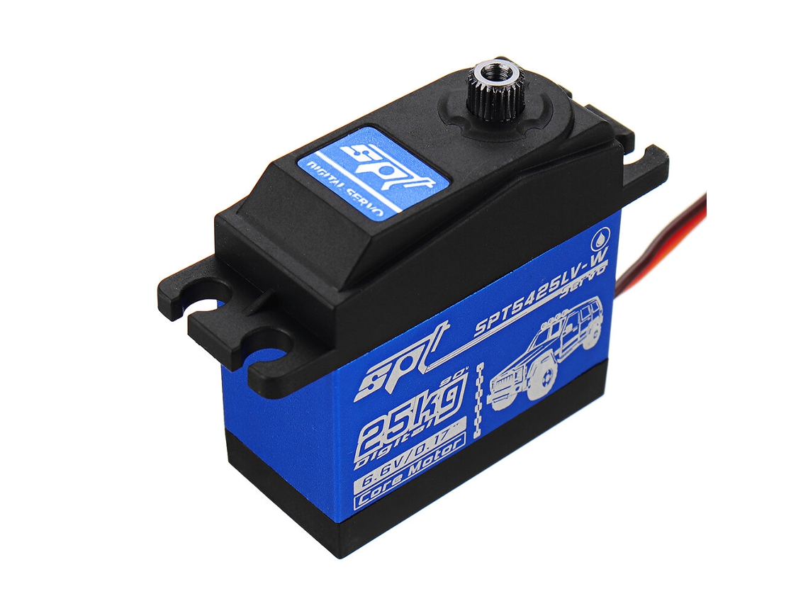 Servo Spt Spt5425lv w 25kg 90 Digital com Engrenagens Metálicas, Alto Torque e À Prova Água Automóveis, Robots e Barcos Rc nas Escalas 1:8 e 1:10 MDUG