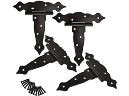 Dobradiças, Dobradiça De Porta, Dobradiça De Aço Inoxidável, Dobradiças, 4 Peças De Dobradiças Reforçadas 15cm Em Ferro
