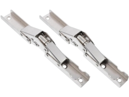 Dobradiças Giratórias Ocultas Para Portas, 2 Peças, Dobradiças Dobráveis Com Rolamentos Para Portas De Cômodas, Armários