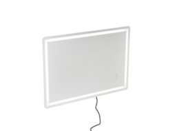 Espelho De Casa De Banho Led 70x100cm Com Iluminação Regulável, Antivaho E Revestimento Epóxi Tekmaquinas