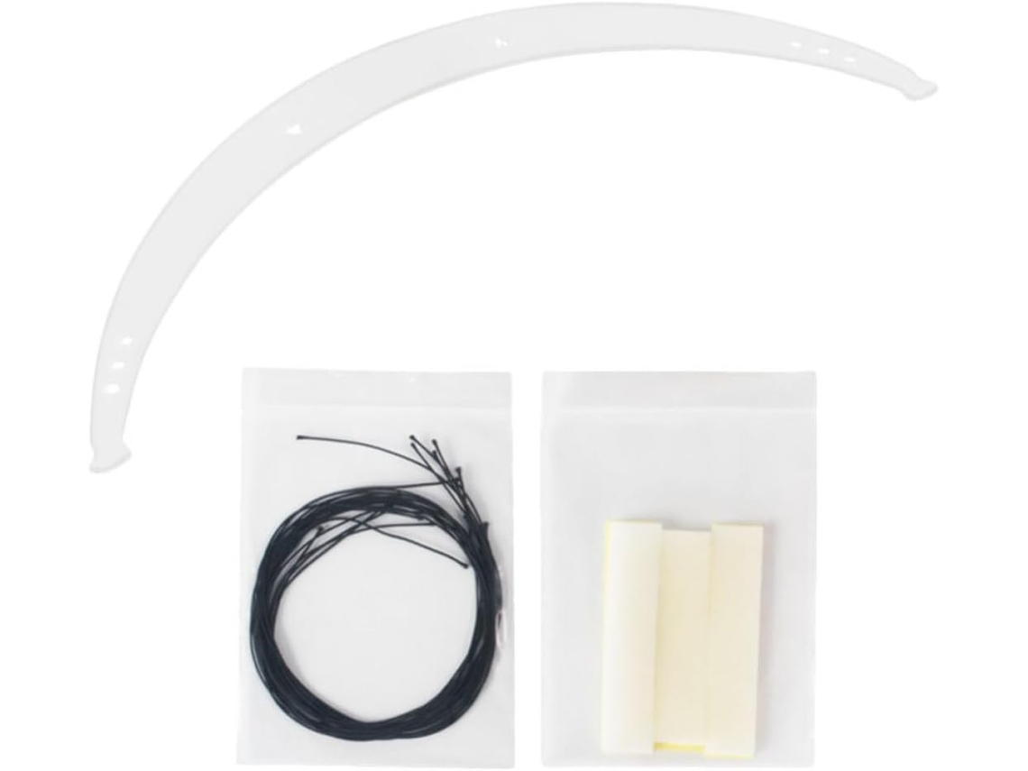 Régua de acrílico transparente para desenho (1 conjunto)
