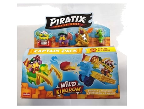 Pacote Piratix Capitão Lee Golas 4 Capitães com um Dourado Ppx4b612in00 2 Mag Ppx4b612in00 2 Mag Caixa Mágica p25