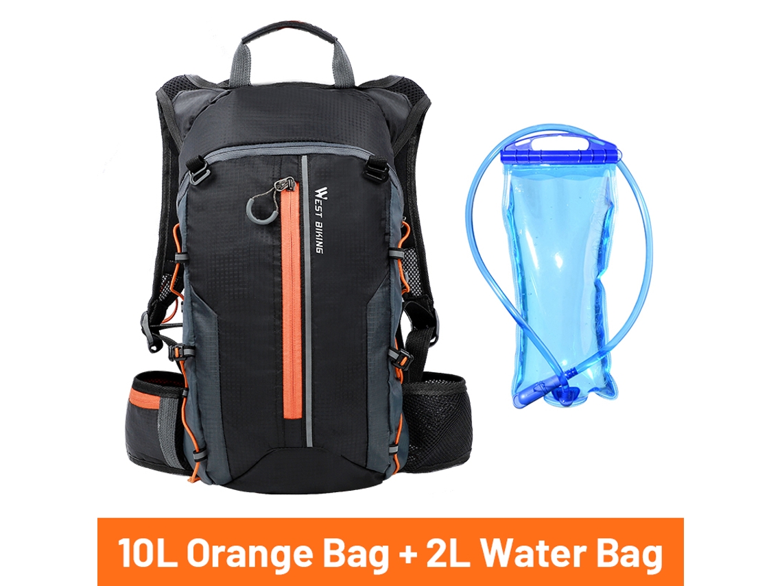 Mochila De Bicicleta Respirável West Biking 10l, À Prova Dágua, Ultraleve, Dobrável, Para Escalada, Viagem E Caminhada Slowmoose